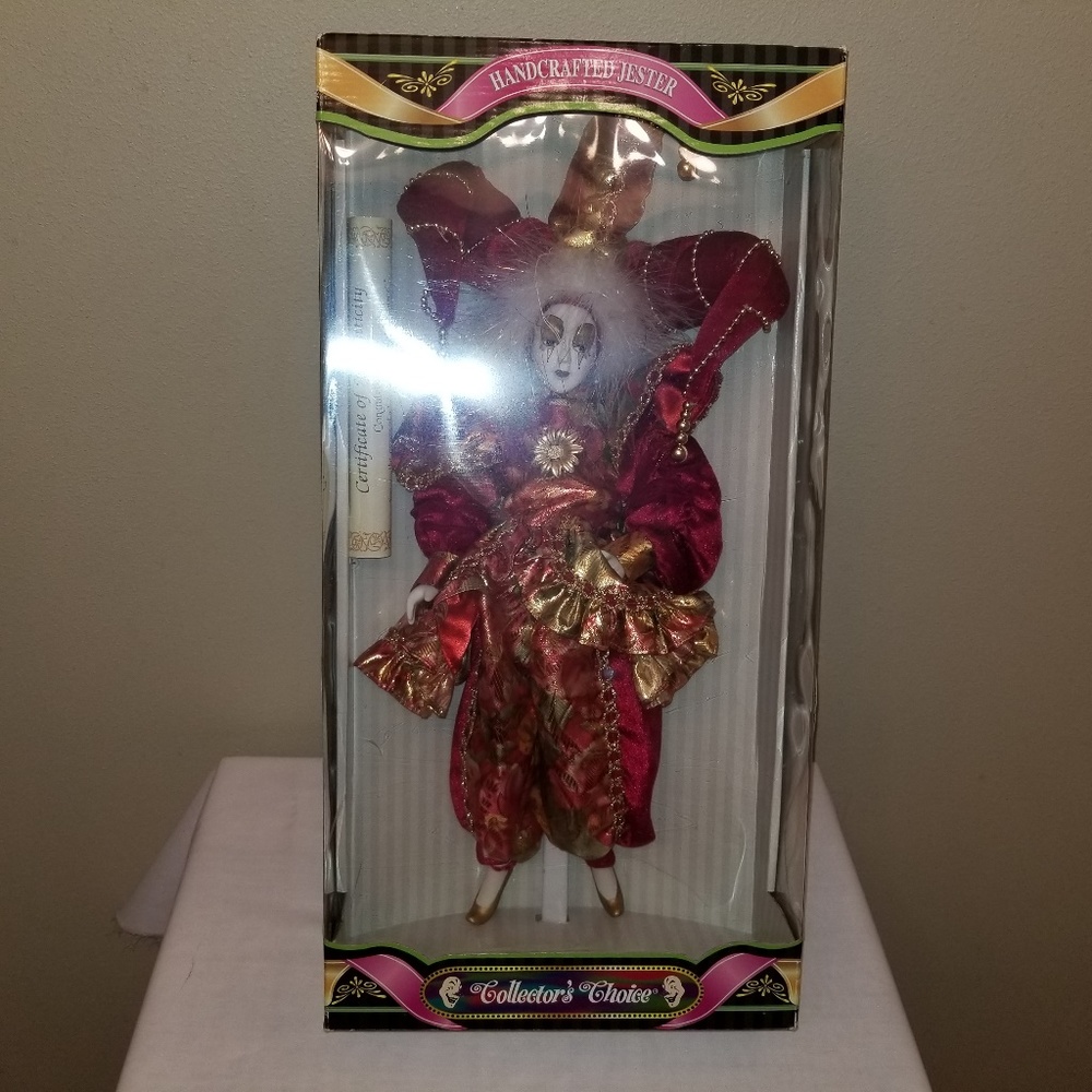 Collector's Choice porcelain Jester NIB